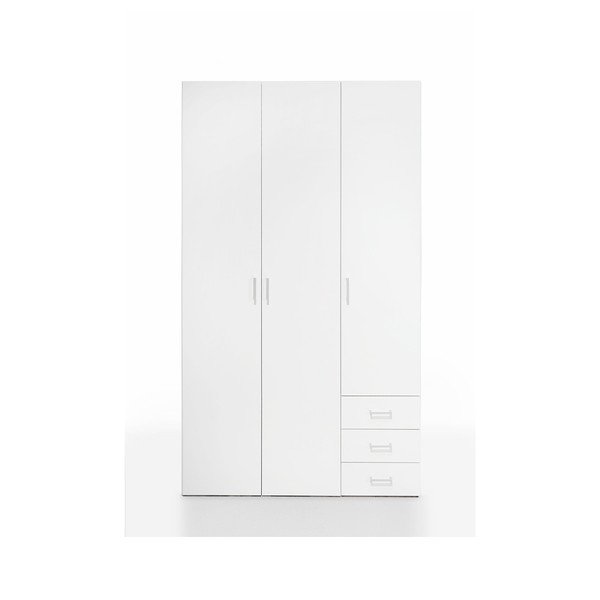 Bílá šatní skříň Evegreen House Spark, výška 200,4 cm-image-2