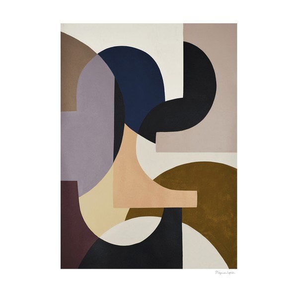 Plakat 50x70 cm Rosa – Berit Mogensen Lopez - The Plakat Club