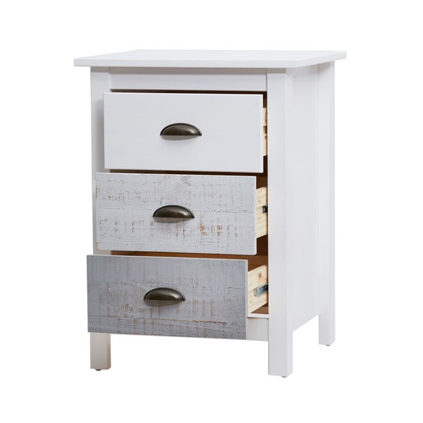 Valge ja hall öökapp Romantica - Marckeric-image-4