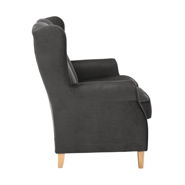 Antratsiitne sametne diivan , 139 cm Lorris - Max Winzer-image-4