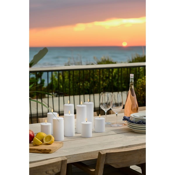 Päikesepatareiga LED-väliküünal (kõrgus 20 cm) Sille – Sirius-image-1