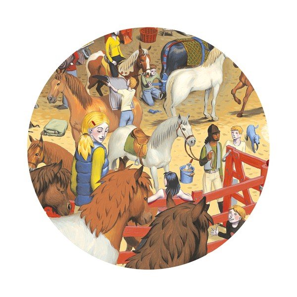 Lapsed Puzzle Vaatlus Hobused - Djeco-image-4