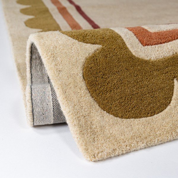 Käsitsi kootud villane jooksja naturaalses värvitoonis 80x230 cm Lois - Flair Rugs-image-2