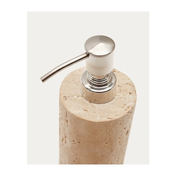 Beež kivikeraamikast seebidosaator Macre - Kave Home-image-3