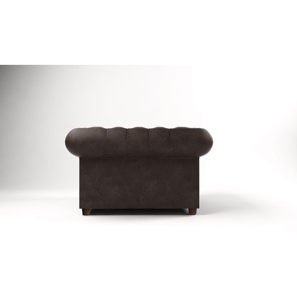 Tumepruun sametist tugitool Cambridge - Ropez-image-3