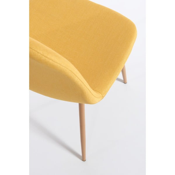 2 kollase söögitooli komplekt Lissy - Bonami Essentials-image-4