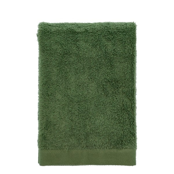 Roheline orgaaniline puuvillane rätik 50x100 cm Comfort Organic - Södahl