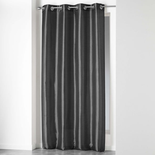 Tumehall mikrosatiinist kardin 140x240 cm Shana - douceur d'intérieur