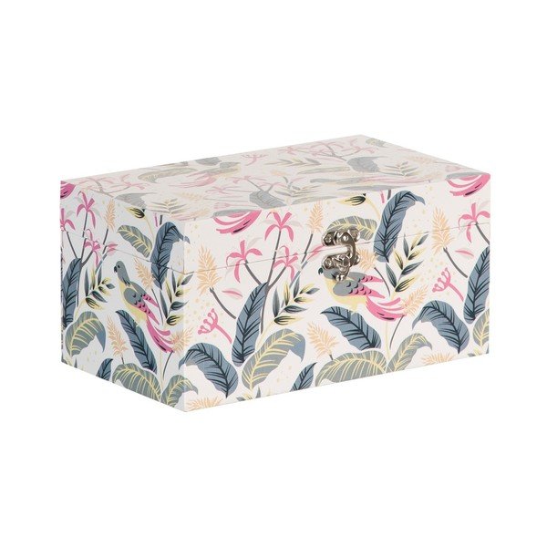 Mündivärvi dekoratiivsed hoiukarbid 2 tk komplektis 30x18x15 cm Birds - Ixia-image-4
