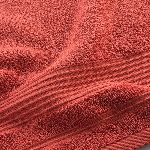 Tellisevärvi puuvillane froteerätik 50x90 cm Tendresse - douceur d'intérieur-image-2