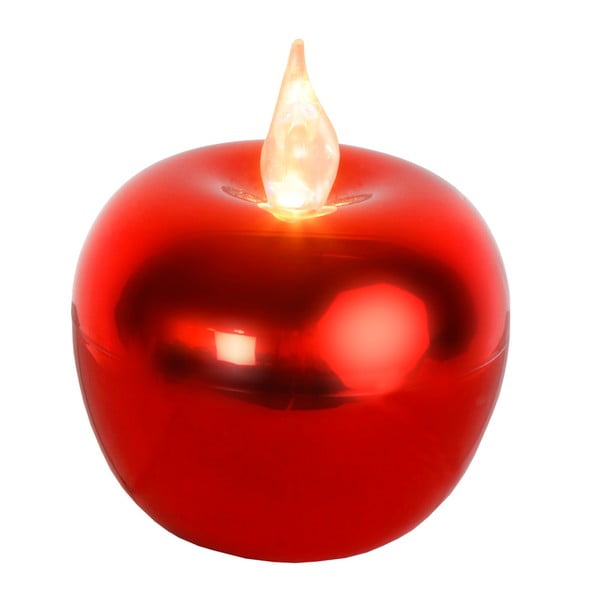 LED svíčka Best Season Red Apple, 10 cm