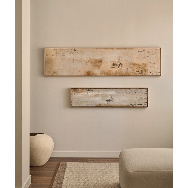 Raamitud/lõuendile maal 182x47 cm Silpa - Kave Home-image-1