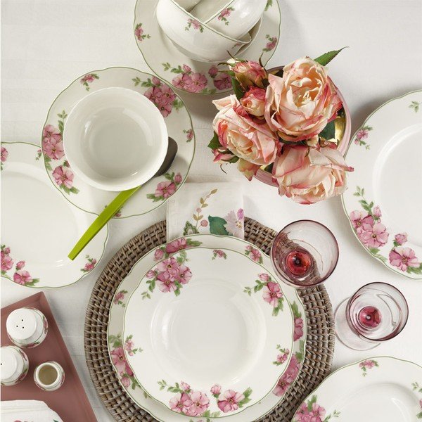 28dílná sada nádobí z porcelánu Kutahya Flora-image-1