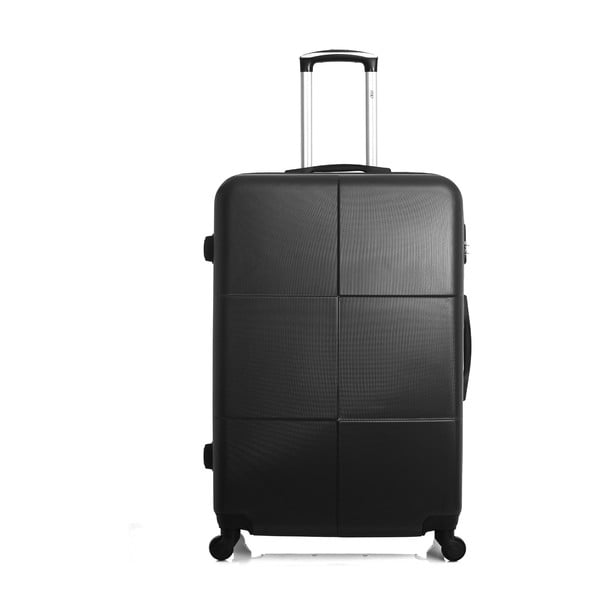 Černý cestovní kufr na kolečkách Hero Coronado, 91 l