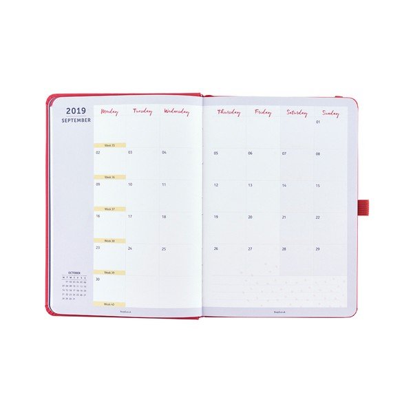 Růžový plánovač 2019/20 Busy B, 112 stran-image-2