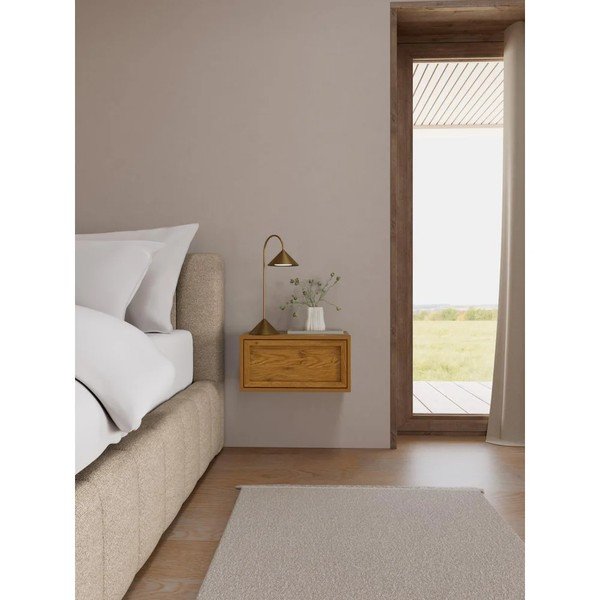 Naturaalse tammepuust rippuv öökapp Palmdale - Actona-image-1