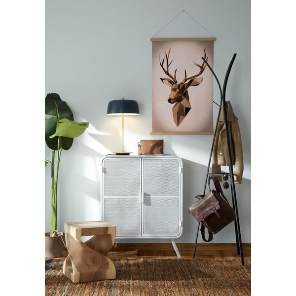 Must mantlihoidja, kõrgus 183 cm Stearn - Kave Home-image-1