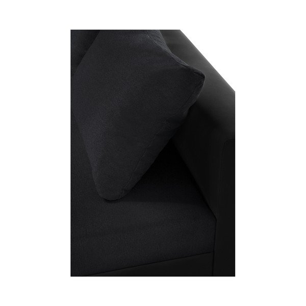 Černá rohová pohovka s lůžkem na pravé straně INTERIEUR DE FAMILLE PARIS Aventure-image-3