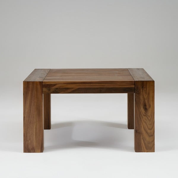 Kávový stolek Oiled Walnut, 80x80 cm