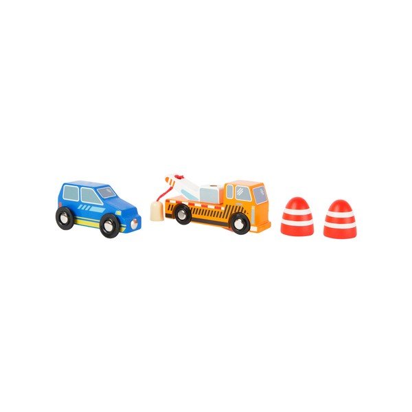 Dětský set servisních aut a dopravních značek Legler Tow-image-2