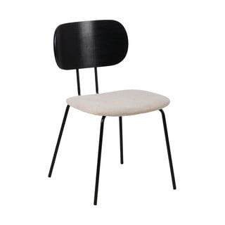 Valged-mustad söögitoolid 4 tk komplektis Cleo - Ixia