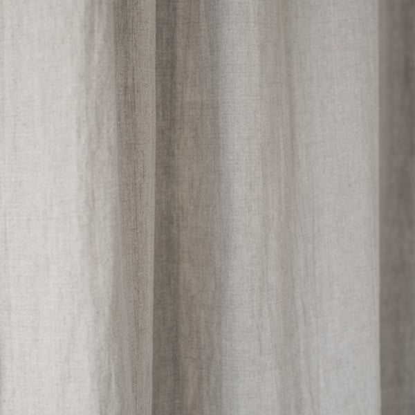 Beež linane tunneliga kardin 250 x 140 cm Night Time - Linen Tales-image-2