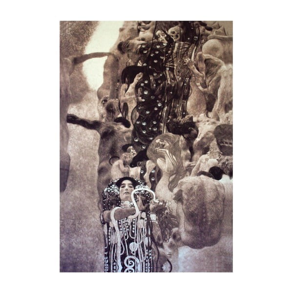 Gustav Klimt - obraz Medicine, 80x55 cm