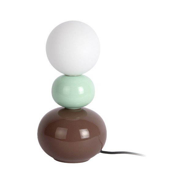 Keraamiline laualamp mentooli/pruuni värvi (kõrgus 26 cm) Firenze Pellet - Leitmotiv