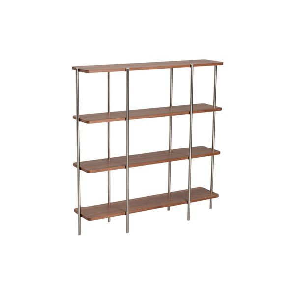 Tumeda naturaalse pähklipuust riiul 120x120x30 cm Lyllo - Ellos Home