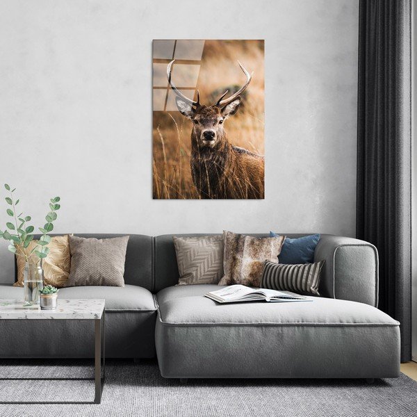 Klaasist maal 70x100 cm Deer - Wallity-image-3