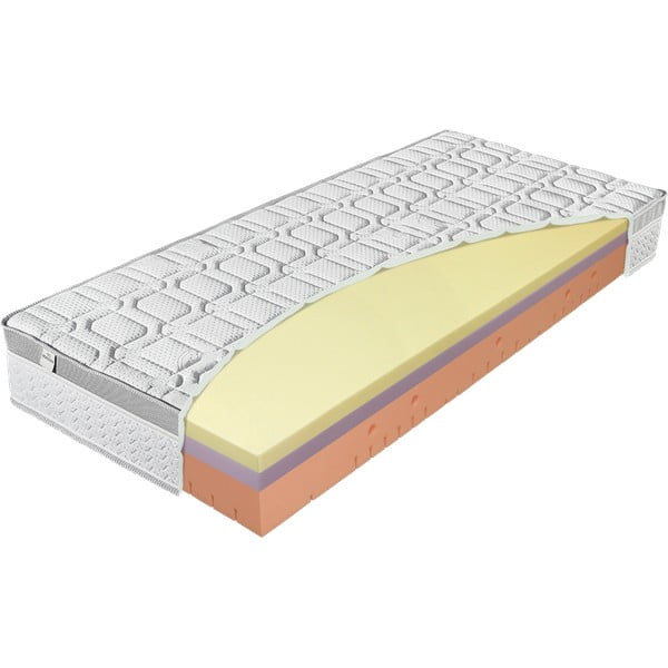 Kõva/keskmise vahuga kahepoolne madrats 160x200 cm Galaxy Viscostar - Materasso-image-2