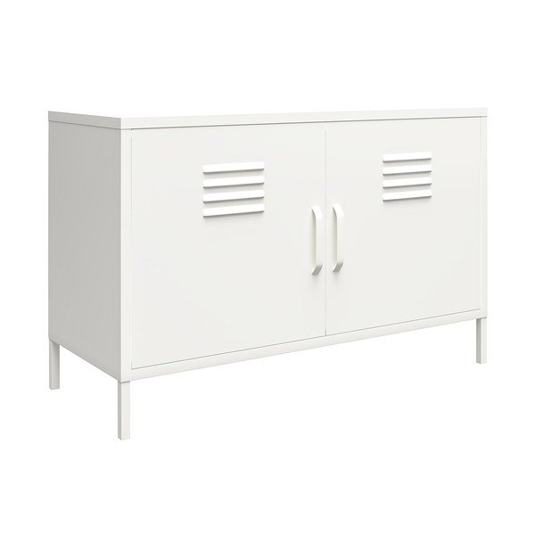 Valge metallkapp 100x64 cm Mission District - Støraa-image-2