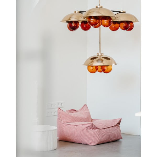 Roosa velvetist laste kott-tool Chair - Wigiwama-image-4