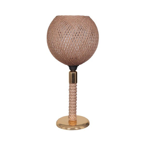 Beež/kuldne laualamp Rope - Magenta Home