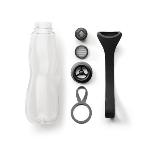 Šedo-modrá sportovní filtrační lahev s binchotanem Black + Blum Eau Good Duo, 700 ml-image-2