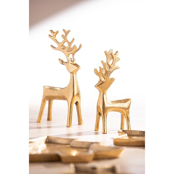 Metallist jõulukujuke (kõrgus 11 cm) Noelle Reindeer - Ladelle-image-1