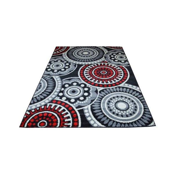Koberec Flair Rugs Cercles Grey, 200x285 cm-image-1
