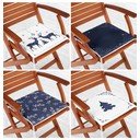 Jõulumotiiviga istmepadjad 4tk komplektis 40x40 cm Blue Christmas - Mila Home