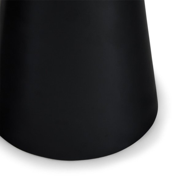 Tumehall-must marmoridekooriga diivanilaud ø 45 cm Tango - Furnhouse-image-1