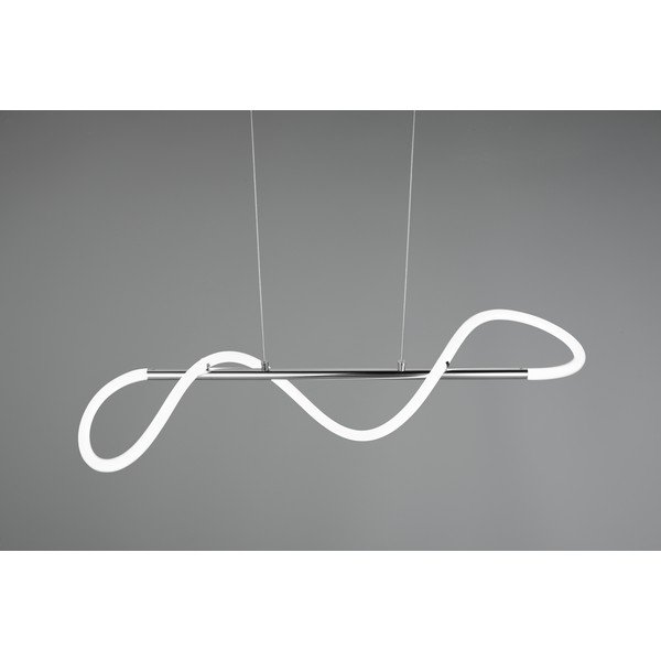 Metallist hämardatav LED-rippvalgusti hõbedases värvitoonis Argos - Reality-image-4