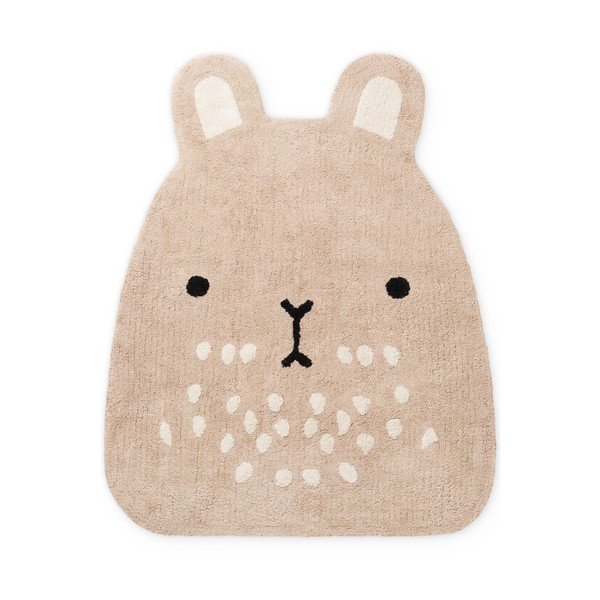 Beež pestav/käsitsi kootud puuvillane lastevaip 120x152 cm Snuggle Pucki - Hanse Home