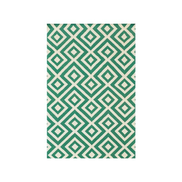 Vlněný koberec Luisa Green, 240x155 cm