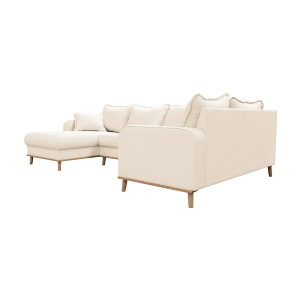 Kreemjas nurgas diivan (vasakpoolne nurk) Beata - Ropez-image-2