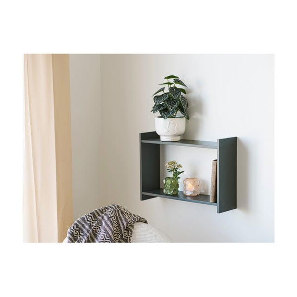 Hallikasroheline riiul 50 cm Bamberg – House Nordic-image-2