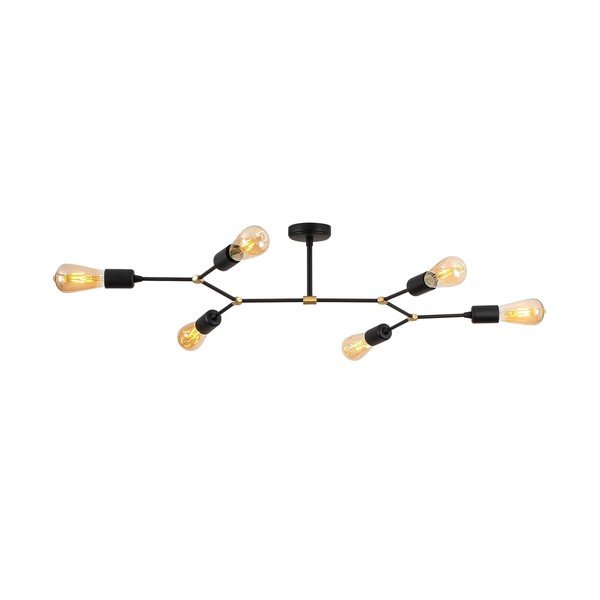 Must laevalgusti 48x95 cm Sparrow - Opviq lights-image-2