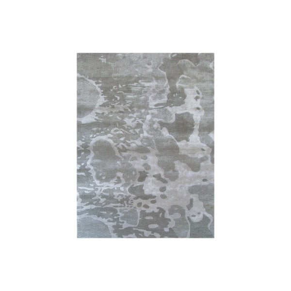 Ručně tkaný koberec Disco, 153x244 cm, stříbrný