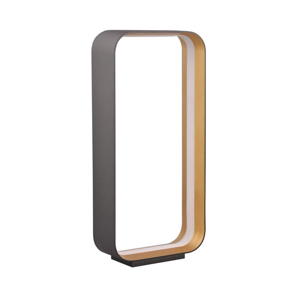 Must LED lauavalgusti hääle/mobiilirakendusega ja metallist varjuga (kõrgus 61 cm) Cizione - CINQUE-image-2