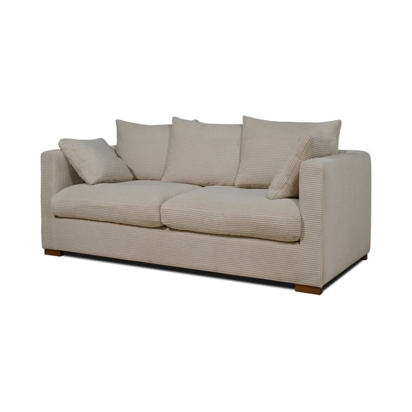 Beež velvetist diivan 175 cm Comfy - Scandic-image-2