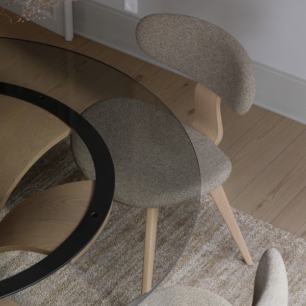 Heledas naturaalses värvitoonis söögitoolid Buckle - DAN-FORM Denmark-image-2