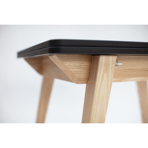 Kokku klapitav söögilaud musta lauaplaadiga 65x90 cm Envelope - Ragaba-image-1